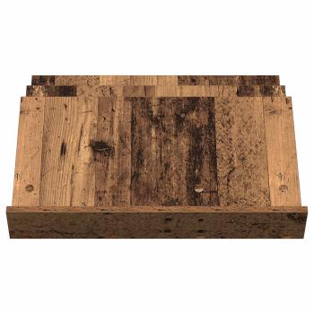 Seitenschrank mit Regal Altholz 65 x 57,5 x 42 cm Holzwerkstoff