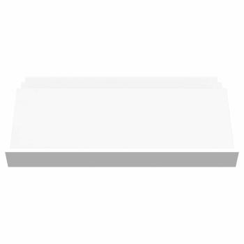 Magazinregal mit Regal Weiß 90 x 53 x 28,5 cm Holzwerkstoff