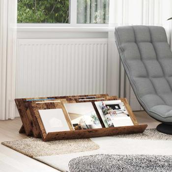 ARDEBO.de - Seitenschrank mit Regal Altholz 90 x 57,5 x 42 cm Holzwerkstoff