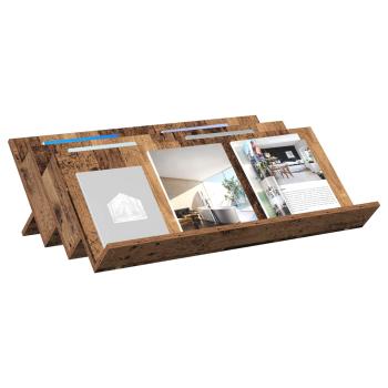 Seitenschrank mit Regal Altholz 90 x 57,5 x 42 cm Holzwerkstoff