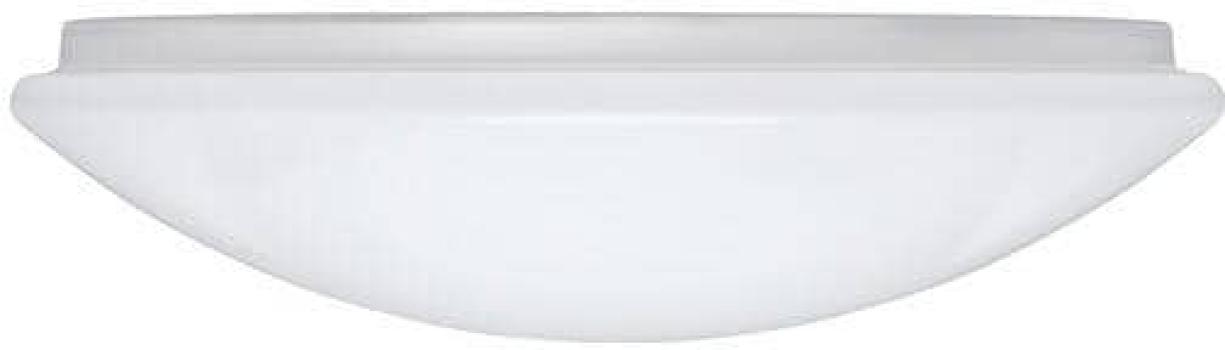 ARDEBO.de Floulite Weiler Runde, flache Wand- und Deckenleuchte mit LED-Technik, 3000lm, 24W, weiß (76113450)