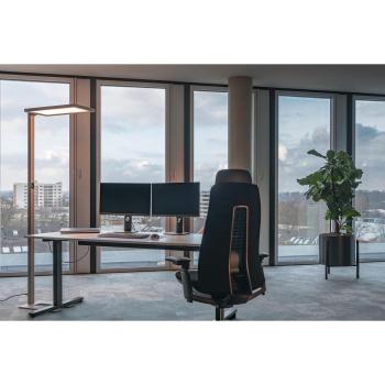 SLV WORKLIGHT Stehleuchte, Touch dimmbar, 79W, 4000K, silber (1006343)