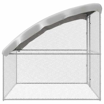 Hühnerkäfig Silber 2 x 2 x 2 m Verzinkter Stahl