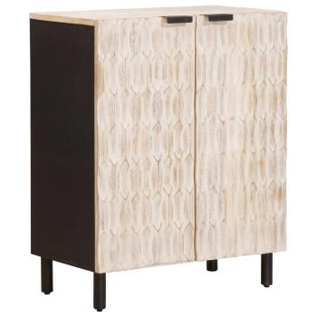 Sideboard Weiße gewaschene Oberfläche Massivholz Mango