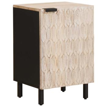 Badezimmer Sets Weiße gewaschene Oberfläche Massivholz Mango