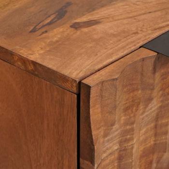 Sideboard Akazienbraune Oberfläche Massivholz Mango