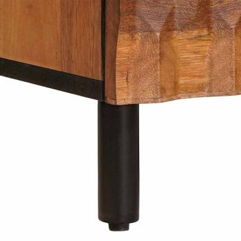 Sideboard Akazienbraune Oberfläche Massivholz Mango