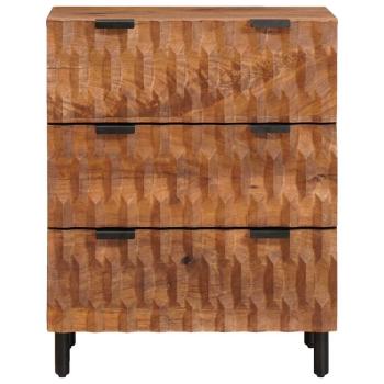 Sideboard Akazienbraune Oberfläche Massivholz Mango