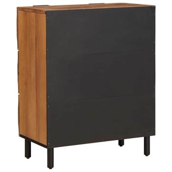 Sideboard Akazienbraune Oberfläche Massivholz Mango