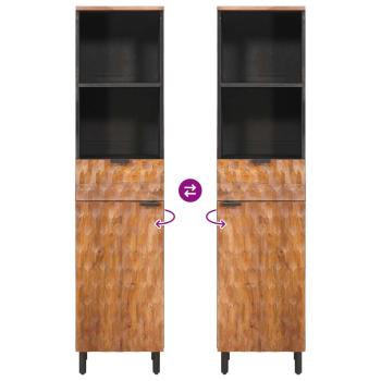Badezimmer Sets mit Regal Akazie Braun Winish Massivholz Mango