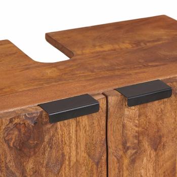 Badezimmer Sets mit Regal Akazie Braun Winish Massivholz Mango