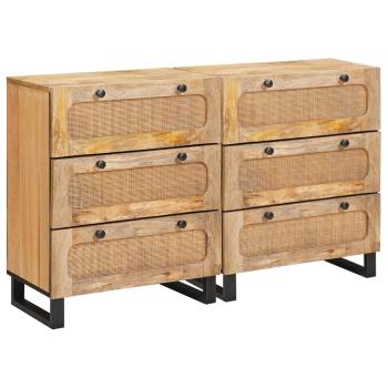 ARDEBO.de - Sideboard Braun Massivholz Mango