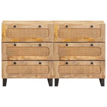 Sideboard Braun Massivholz Mango