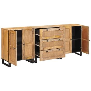 Sideboard Braun Massivholz Mango