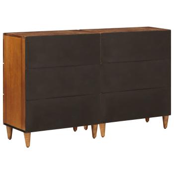 Sideboard 2 pcs Walnuss 60 x 33,5 x 75 cm Massivholz Mango