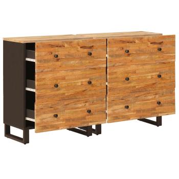 Sideboard Braun Massivholz Mango