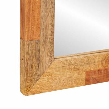 Badezimmer Sets mit Speicher mit Tür Natur Massivholz Mango