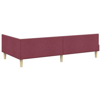 Eckbettgestell mit Matratze Sonstiges 2 pcs Grau Stoff