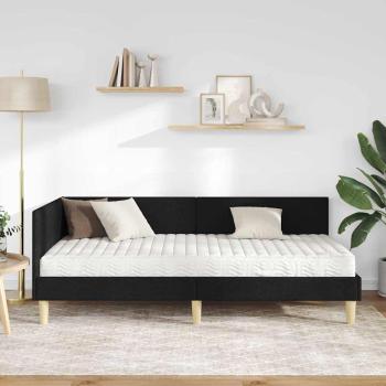 Eckbettgestell mit Matratze Sonstiges 2 pcs Grün Stoff