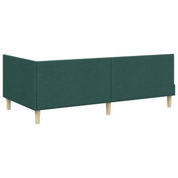 Eckbettgestell mit Matratze Sonstiges 2 pcs Grün Stoff