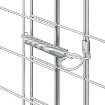 Hühnerkäfig 2 stk. Silber 600 x 100 x 210 cm Verzinkter Stahl