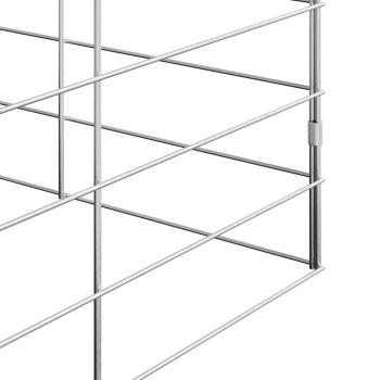 Hühnerkäfig 2 stk. Silber 600 x 100 x 210 cm Verzinkter Stahl