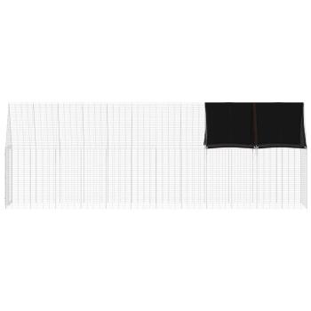 Hühnerkäfig 2 stk. Silber 600 x 100 x 210 cm Verzinkter Stahl