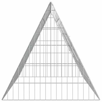 Hühnerkäfig Silber 215 x 55 x 55 cm Verzinkter Stahl