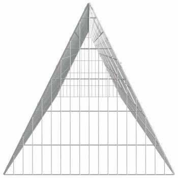 Hühnerkäfig Silber 650 x 55 x 55 cm Verzinkter Stahl