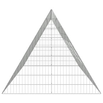 Hühnerkäfig Silber 430 x 100 x 85 cm Verzinkter Stahl
