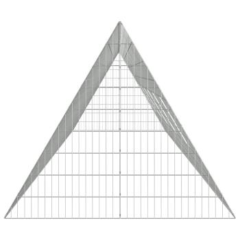 Hühnerkäfig Silber 650 x 100 x 85 cm Verzinkter Stahl