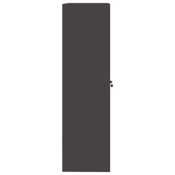 Aufbewahrungsschrank 2 pcs Schwarz 90 x 40 x 140 cm