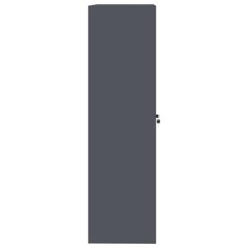 Aufbewahrungsschrank 2 pcs Anthrazit 90 x 40 x 140 cm