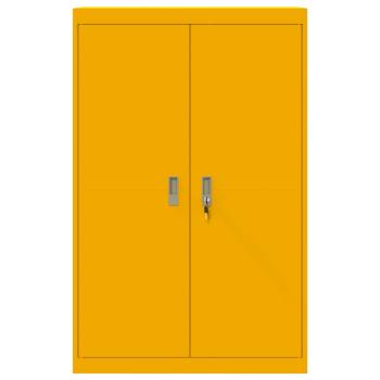 Aufbewahrungsschrank 2 pcs Senfgelb 90 x 40 x 140 cm