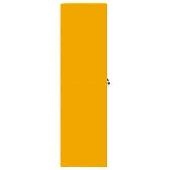 Aufbewahrungsschrank 2 pcs Senfgelb 90 x 40 x 140 cm