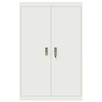 Aufbewahrungsschrank mit Speicher 2 pcs Weiß 90 x 40 x 140 cm