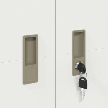 Aufbewahrungsschrank mit Speicher 2 pcs Weiß 90 x 40 x 140 cm