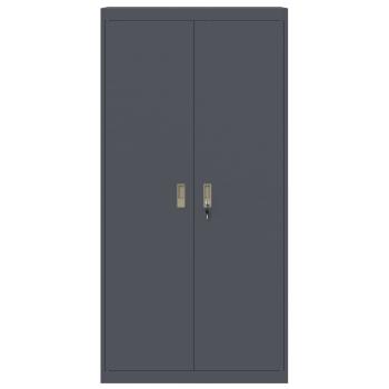 Aufbewahrungsschrank 2 pcs Anthrazit 90 x 40 x 180 cm