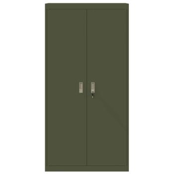 Aufbewahrungsschrank 2 pcs Olive Grün 90 x 40 x 180 cm