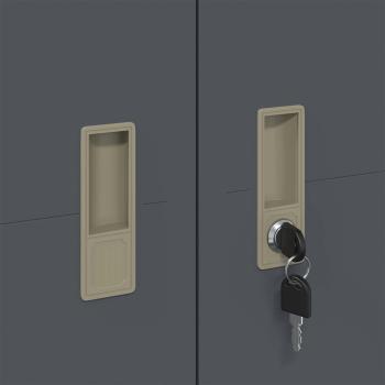 Aufbewahrungsschrank 2 pcs Anthrazit 90 x 40 x 200 cm