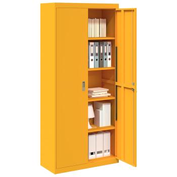 Aufbewahrungsschrank 2 pcs Senfgelb 90 x 40 x 200 cm