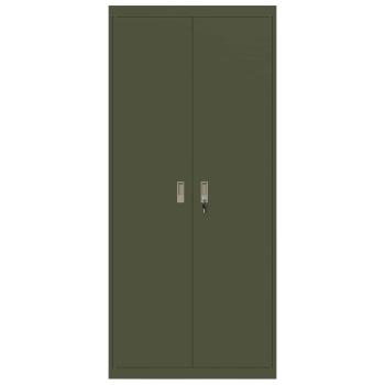 Aufbewahrungsschrank 2 pcs Olive Grün 90 x 40 x 200 cm