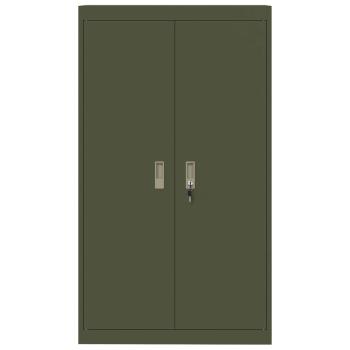 Aufbewahrungsschrank 2 pcs Olive Grün 80 x 40 x 140 cm
