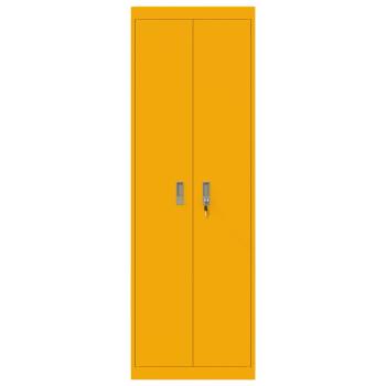 Aufbewahrungsschrank 2 pcs Senfgelb 60 x 40 x 180 cm