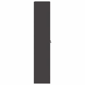 Aufbewahrungsschrank 2 pcs Schwarz 60 x 40 x 200 cm