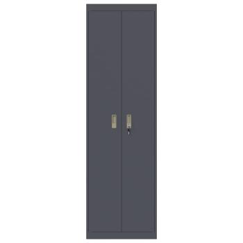 Aufbewahrungsschrank 2 pcs Anthrazit 60 x 40 x 200 cm