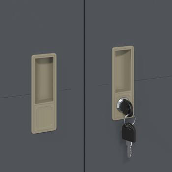 Aufbewahrungsschrank 2 pcs Anthrazit 60 x 40 x 200 cm