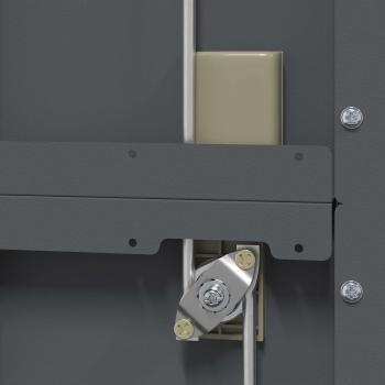 Aufbewahrungsschrank 2 pcs Anthrazit 60 x 40 x 200 cm