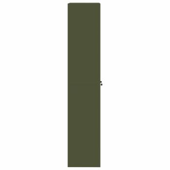Aufbewahrungsschrank 2 pcs Olive Grün 60 x 40 x 200 cm