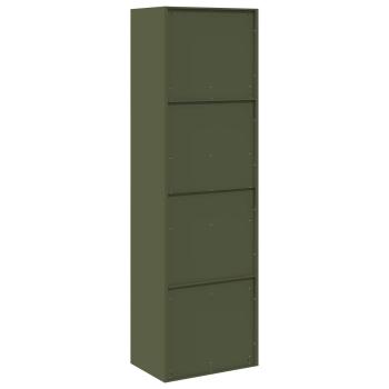 Aufbewahrungsschrank 2 pcs Olive Grün 60 x 40 x 200 cm